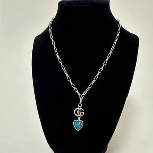 Gucci up-cycled charm necklace